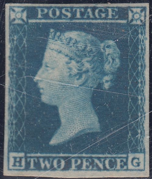 144110 1849 2d PL.4 (SG14) IMPERFORATE IMPRIMATUR (HG) VERY FINE.