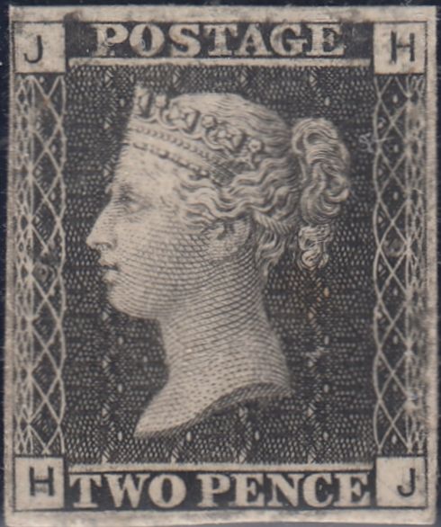 144116 1867 PARIS EXHIBITION PROOF 2d BLACK PL.9 IMPERFORATE (HJ)SPEC DP49).