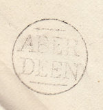 144155 1800 MAIL ABERDEEN TO BANFF WITH 'ABER/DEEN' HANDSTAMP.