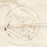 144156 1800 MAIL ABERDEEN TO BANFF WITH 'ABER/DEEN' HANDSTAMP.