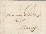 144157 1801 MAIL ELGIN TO BANFF WITH 'ELGIN' HANDSTAMP.