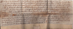 144215 13TH CENTURY LAND TRANSFER DOCUMENT, RUTLANDSHIRE.