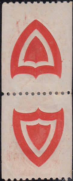 144234 1885 BALLIOL COLLEGE ½d SCARLET 'TETE-BECHE PAIR' (SPEC CS2a) GOOD TO FINE UNUSED.