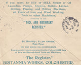 144275 1899 ADVERTISING MAIL COLCHESTER TO IRELAND  ½d (SG197) 1d (SG172) 'COLCHESTER' SQUARED CIRCLES.