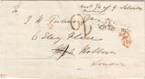 144293 1833 MAIL USED IN LONDON WITH OVAL 'M.S.' HANDSTAMP DENOTING MISSORTED MAIL (L562c).