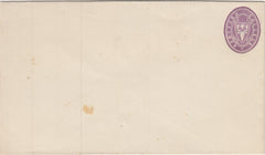 144303 1876 HERTFORD COLLEGE, OXFORD ½d MAUVE EMBOSSED ENVELOPE GOOD UNUSED.