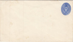 144310 1879 HERTFORD COLLEGE, OXFORD ½d BLUE EMBOSSED ENVELOPE FINE UNUSED.
