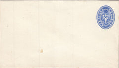 144330 1879 HERTFORD COLLEGE, OXFORD ½d BLUE EMBOSSED ENVELOPE GOOD UNUSED.