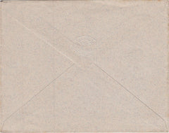 144348 CIRCA 1886 KEBLE COLLEGE, OXFORD ENVELOPE BLUE-GREY SILURIAN PAPER, KEBLE ARMS EMBOSSED ON FLAP IN COLOURLESS RELIEF.