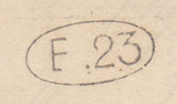 144360 1872 MAIL LONDON TO AMSTERDAM 3d ROSE (SG103) 2d BLUE (SG47) INCL. 2d LATE FEE.