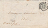 144363 1886 MAIL LONDON TO ADEN 5d GREEN (SG193).