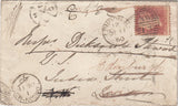 144369 1860 MAIL UNDELIVERED WITHIN LONDON, REDIRECTED TO EDINBURGH AFTER MANY ATTEMPTS UNSUCCESSFUL DELIVERY.