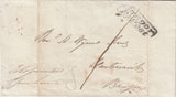144376 1837 MAIL BANGOR, CAERNARVONSHIRE TO LLANTRISANT FINE STRIKE 'Bangor/Py Post' HANDSTAMP (W218).