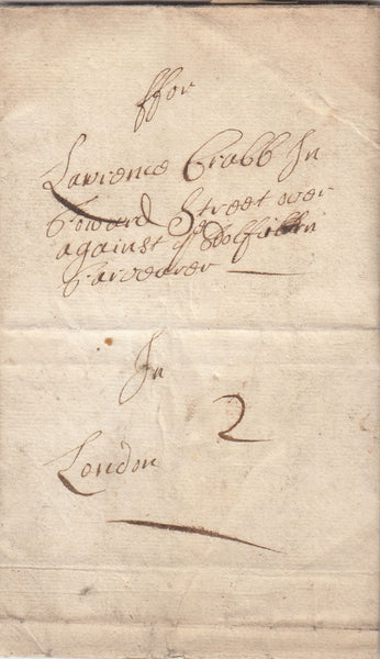 144379 1683 MAIL MARLBOROUGH, WILTS TO LONDON CHARGED '2'.