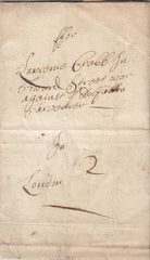 144379 1683 MAIL MARLBOROUGH, WILTS TO LONDON CHARGED '2'.