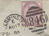 144384 COLLECTION WARMINSTER, WILTSHIRE POSTAL HISTORY 1847-1981 (25 ITEMS).