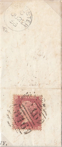 144384 COLLECTION WARMINSTER, WILTSHIRE POSTAL HISTORY 1847-1981 (25 ITEMS).