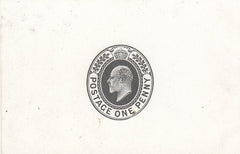 144390 1901 KING EDWARD VII 1d NEWSPAPER WRAPPER STAMP DIE PROOF.
