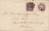 144428 1841 1d PINK USED IN LONDON UPRATED FINE TO VERY FINE 1d RED PLATE 1c (SG7)(SPEC AS8)(TH).