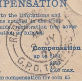 144468 1971 REGISTERED AIRMAIL LONDON TO SAN FERNANDO, TRINIDAD, WEST INDIES.