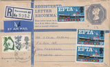 144469 1971 REGISTERED AIRMAIL BOURNEMOUTH TO SAN FERNANDO, TRINIDAD, WEST INDIES.