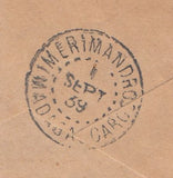 144493 1939 AIRMAIL EDINBURGH TO MADAGASCAR KGVI 5d x TWO.