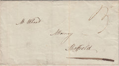 144559 1780 MAIL MALTON, NORTH YORKS TO SHEFFIELD 'MALTON' HANDSTAMP (YK1896).