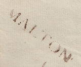 144559 1780 MAIL MALTON, NORTH YORKS TO SHEFFIELD 'MALTON' HANDSTAMP (YK1896).