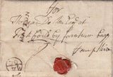 144561 1723 MAIL FOLKTON, NORTH YORKS TO LONDON REDIRECTED TO TITCHFIELD, HAMPSHIRE WITH 'MATTON' HANDSTAMP IN ERROR FOR MALTON (YK1887).