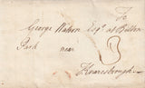 144562 1751 MAIL THORNTON, NORTH YORKS TO KNARESBOROUGH 'MALTON' HANDSTAMP (YK1893).