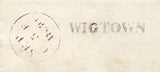 144605 1830 MAIL WIGTOWN TO EDINBURGH WITH 'WIGTOWN' HANDSTAMP IN BLACK.