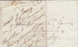 144607 1833 MAIL ROTHSAY, ARGYLL AND BUTE TO PAISLEY 'ROTHSAY' HANDSTAMP.