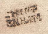 144611 CIRCA 1738-1752 MAIL CHIPPENHAM, WILTS TO LONDON WITH 'CHIPP/ENHAM' TWO LINE HANDSTAMP (WL130).