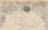144656 1841 1d MULREADY WRAPPER LONDON TO BRADFORD, YORKSHIRE, GOOD TO FINE USED.