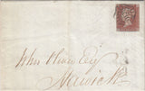 144676 1844 MAIL EDINBURGH TO HAWICK 1d (SG8) VERY FINE EDINBURGH MALTESE CROSS.