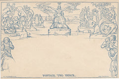 144697 1840 2d MULREADY ENVELOPE, STEREO a209 VERY FINE UNUSED.