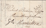 144700 1832 MAIL INVERKEITHING, FIFE TO HAMILTON 'Addt/½' HANDSTAMP.