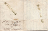 144727 1835 MAIL STRICHEN, ABERDEENSHIRE TO ABERDEEN WITH 'STRICHEN' HANDSTAMP.