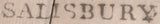 144791 1800 MAIL SALISBURY TO MARLBOROUGH 'SALISBURY' HANDSTAMP (WL619).