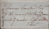 144821 1783 FRONT AND REAR FLAP ABERDOUR, FIFE TO EDINBURGH 'ABERDOUR' HANDSTAMP.