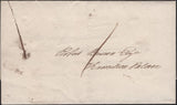 144823 1833 MAIL USED LOCALLY IN HAMILTON, SCOTLAND WITH 'HAMILTON' HANDSTAMP, CONTENTS RE 'GAOL COMMISSIONERS'.