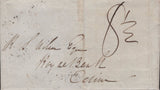 144825 1832 MAIL LESMAHAGO, LANARKSHIRE TO EDINBURGH WITH 'LESMAHAGO' HANDSTAMP.