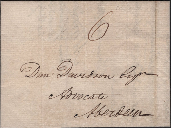 144834 1807 MAIL MONTROSE TO ABERDEEN 'MONTROSE' HANDSTAMP.