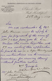 144853 1885 UNDELIVERED MAIL USED LOCALLY WEST HARTLEPOOL, DURHAM 1d LILAC (SG172) MANUSCRIPT 'GONE NO ADDRESS'.