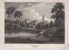 144854 1813 PRINT OF 'EMPINGHAM, RUTLANDSHIRE' BY JOHN HARRIS.