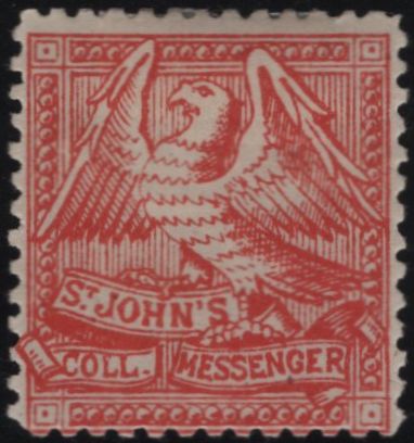 144871 1884 ½d SCARLET ST. JOHN'S COLLEGE, CAMBRIDGE (CS16) GOOD TO FINE UNUSED.