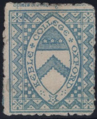 144886 1876 ½d ULTRAMARINE KEBLE COLLEGE, OXFORD (CS8) GOOD UNUSED.