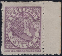 144892 1879 ½d BRIGHT MAUVE HERTFORD COLLEGE, OXFORD (CS4) FINE PERFORATED UNUSED.