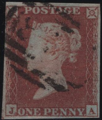 144921 1853 1d PL.167 (SG8)(JA) GOOD USED.