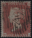144954 1853-1854 MATCHED PAIR DIE 1 1d PL.162 1d IMPERF (SG8) 1d PERFORATED (SG17) LETTERED DJ.